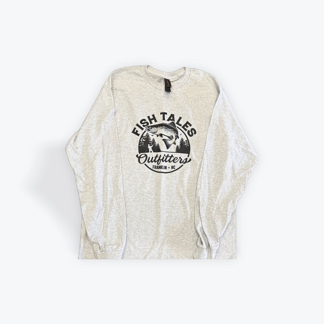完売！FISH TALE TEE ホワイト Fishing Shirts and T-Shirts | Fish Tales Outfitters & Guide Service