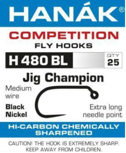 HANAK - Jig Wave Hooks Model 480 25 Pk  Fish Tales Outfitters & Guide  Service