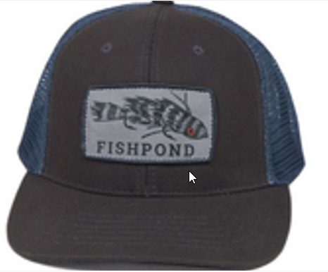 FISHPOND Meathead Hat Charcoal/Slate  Fish Tales Outfitters & Guide Service
